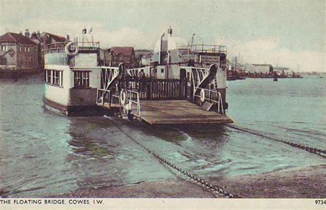 Cowes on the Isle of Wight - Floating Bridge - Pier Photographs - Pier ...