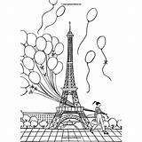 Paris Coloring Pages sketch template