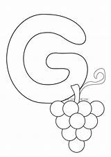 Letter G Coloring Page  coloring Pages For Kids sketch template