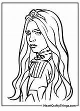 Descendants 3 Audrey Coloring Pages sketch template