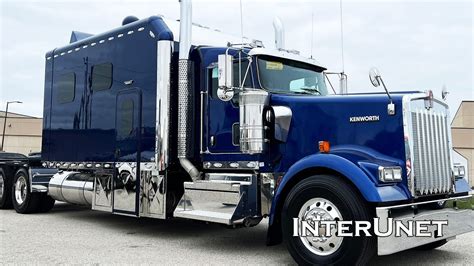 Kenworth with Super Sleeper 2023 W900 156" Extended Cab Long Haul SEMI - YouTube