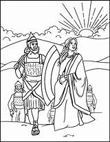 King Saul And David Coloring Pages sketch template