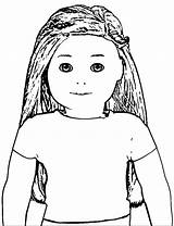 American Doll Coloring Pages sketch template
