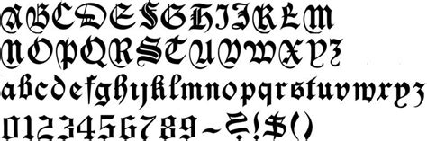 Callifonts - Old English Gothic style calligraphy fonts | Calligraphy ...