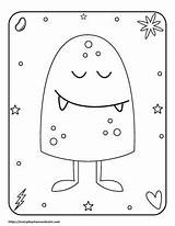27 Free Monster Coloring Pages For Kids sketch template