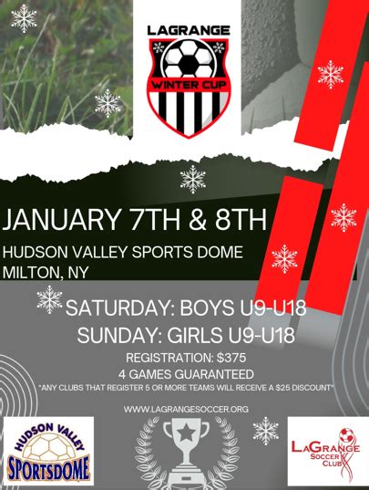 Soccer Tournaments | Hudson Valley Sportsdome