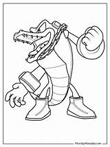 Vector The Crocodile Coloring Page  PDF sketch template