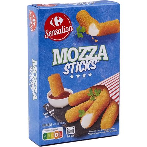 Mozzarella sticks avec sauce CARREFOUR SENSATION : la boite de 250g à Prix Carrefour ...