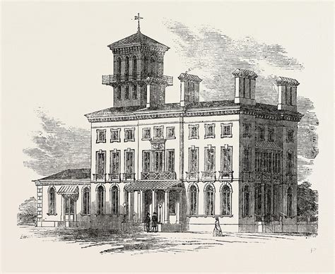 Asylum For Idiots, Essex Hall, Colchester Drawing by English School