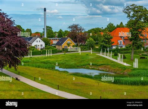 Burial mound in Jelling, Denmark Stock Photo - Alamy