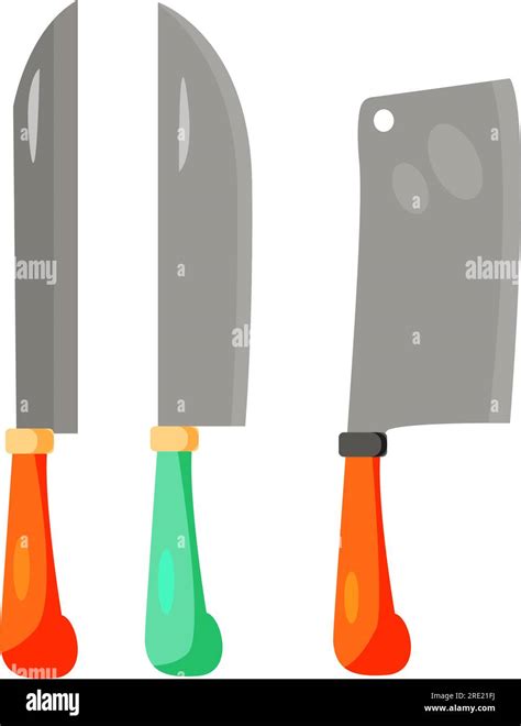 Kitchen knives illustration Stock Vector Image & Art - Alamy