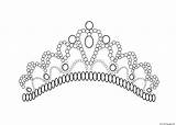 Tiara 03 Coloring Page Printable sketch template