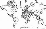 Printable World Map Coloring Page sketch template