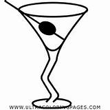 Martini Glass Coloring Page  Ultra Pages sketch template