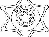 Sheriff Badge Coloring Page At GetColoringscom  Free Printable sketch template