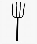 Pitchfork Coloring Page  HD Png Download Transparent sketch template
