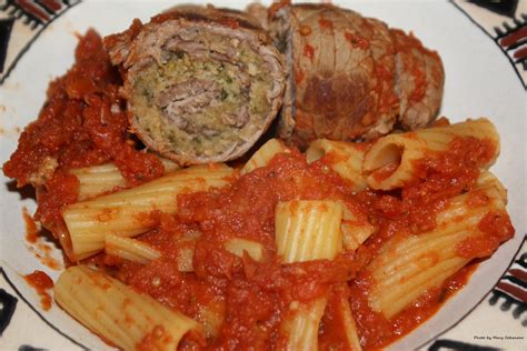 Food Adventures of a Comfort Cook: Stuffed, Rolled and Italian, That's Braciole.