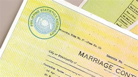 PSA Marriage Certificate Requirements in Requesting Document | PhilNews