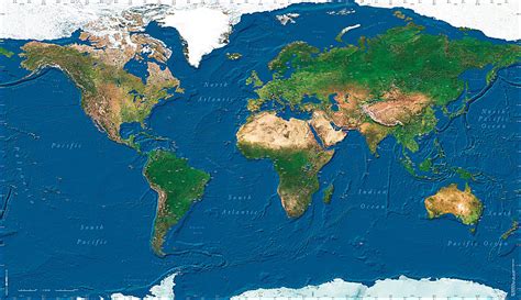 Businessmapsaustralia Custom World Satellite Map - vrogue.co