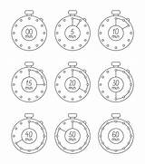Premium Vector  Timer time Countdown coloring Page Stopwatch Watch sketch template