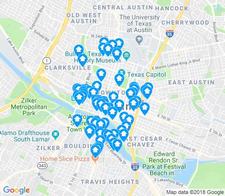 Austin Downtown Map Printable