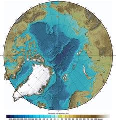 Arctic Ocean floor Map - Arctic Ocean • mappery