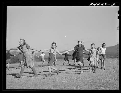 Singing games in the school yard, homestead school. Dailey, West ...