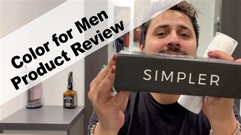 SIMPLER FOR MEN Hair Color product review - YouTube