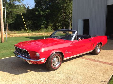 1968 Mustang Convertible. Red with black interior. EXCELLENT condition - Classic Ford Mustang ...