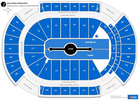 Gila River Arena Seating Charts for Concerts - RateYourSeats.com