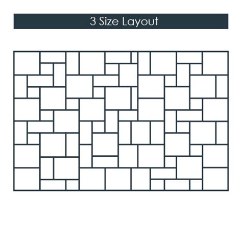 Patio Paver Patterns 3 Sizes - Patio Ideas