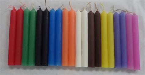 4 Chime Candles: Set 20 Assorted Colors (Wholesale Spell Candles)