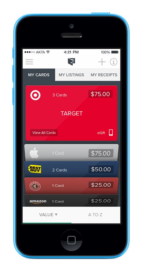 Raise app UI design https://itunes.apple.com/us/app/raise-buy-sell-gift-cards/id922643195?mt=8 ...