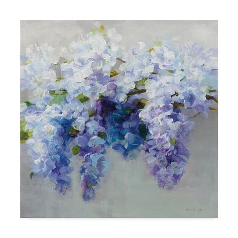 Trademark Fine Art Wisteria 14-Inch Canvas Wall Art in 2020 | Botanical wall art, Canvas wall ...