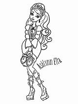 Ever After High Coloring Games sketch template