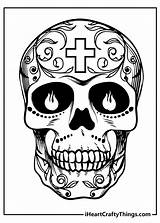 Coloring Pages Of A Skull At Vanclayblog Blog sketch template