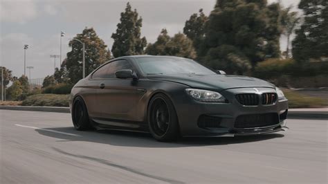 Matte Black BMW M6 - YouTube