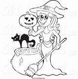 Free witch Hat And cauldron Printable coloring Page Templates For Kids  sketch template