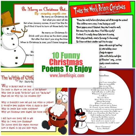 10 Funny Christmas Poems To Enjoy