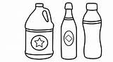 Water Bottle Coloring Page sketch template