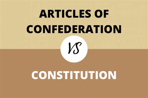 Articles of Confederation vs Constitution (With Table)