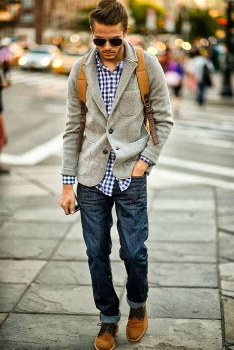 Men Outfits with Blue Jeans-27 Ways to Style Guys Blue Jeans