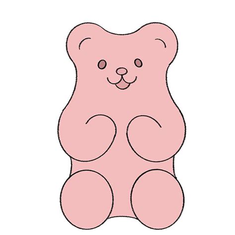 How To Draw The Gummy Bear - Buildingrelationship21