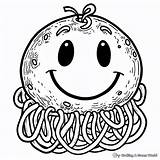 Spaghetti Coloring Pages  Free & Printable sketch template