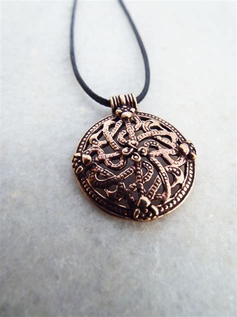 Copper Celtic Viking Pendant