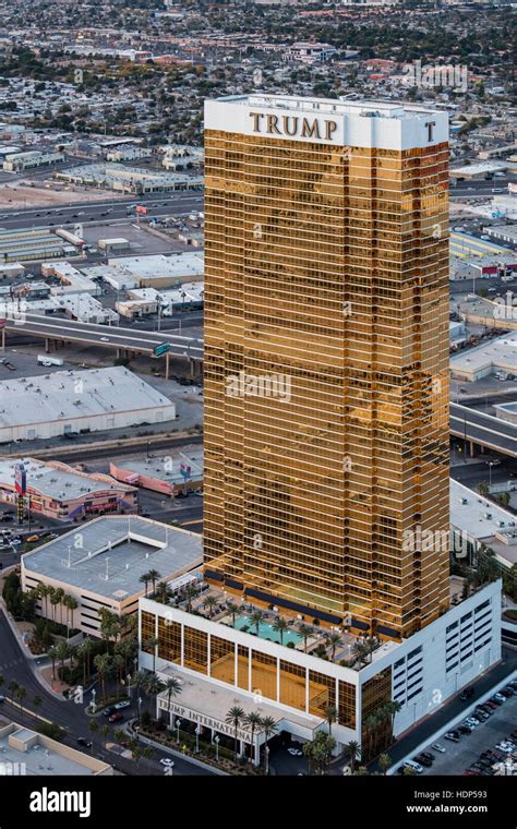 Aerial view of Trump International Hotel Las Vegas, Nevada, USA Stock Photo - Alamy