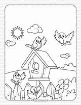 59 Best Birdhouse Coloring Pages For Kids Updated 2018 Best Day Ever sketch template