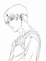 Levi Attack On Titan Coloring Pages sketch template