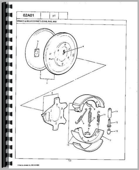 Ford 801 Tractor Parts Manual