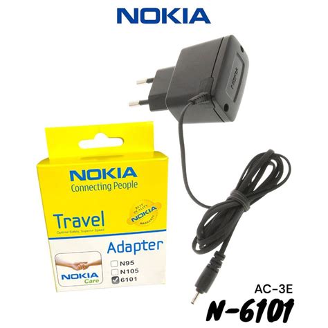 Jual Tc Travel Charger NOKIA JARUM BATOK BESAR 6101 / N70 AC-3E PACK DUS KUNING | Shopee Indonesia